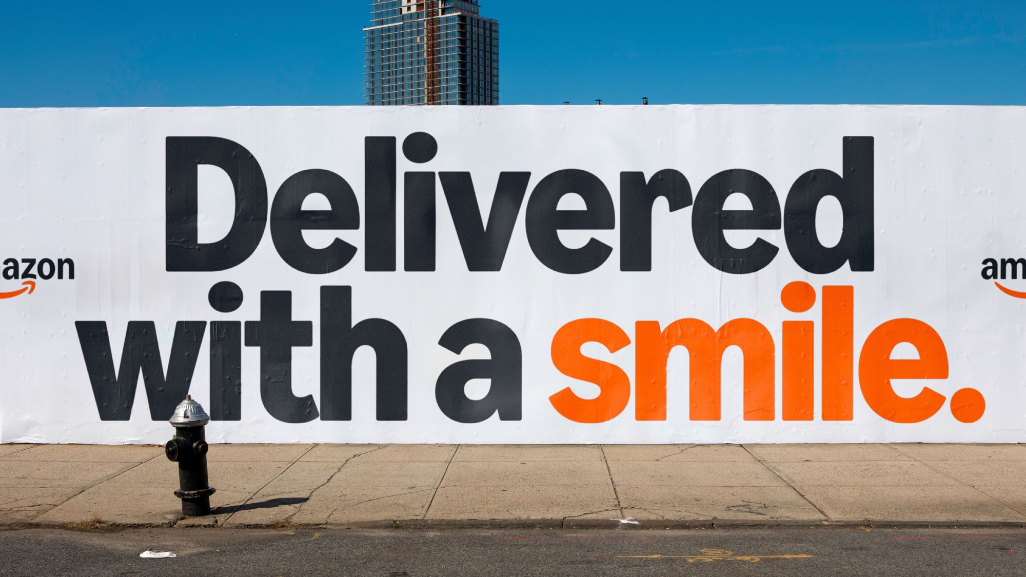 Amazon — custom typeface case study photography