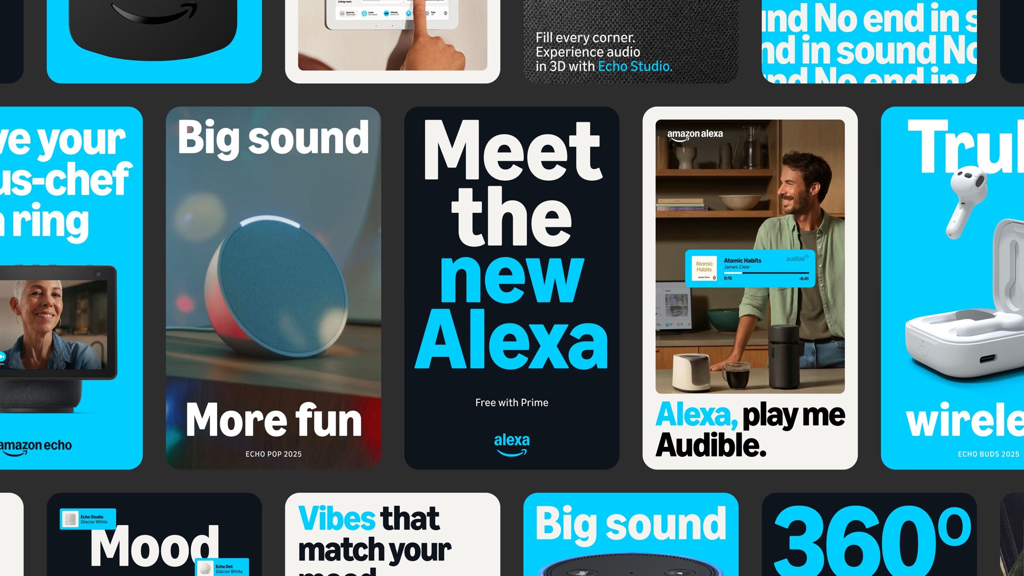 Amazon — custom typeface case study photography