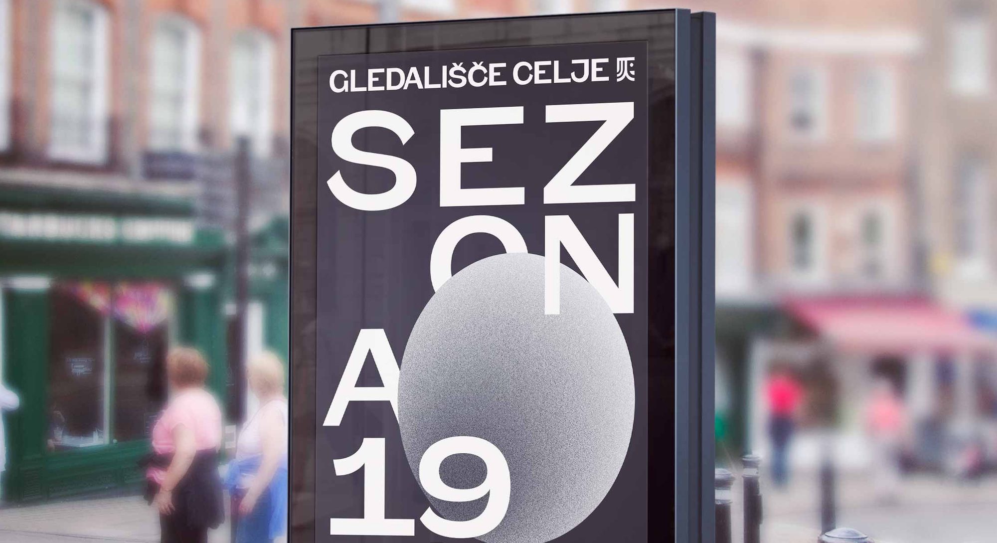 Slovene People’s Theatre SLG Celje — custom typeface case study photography