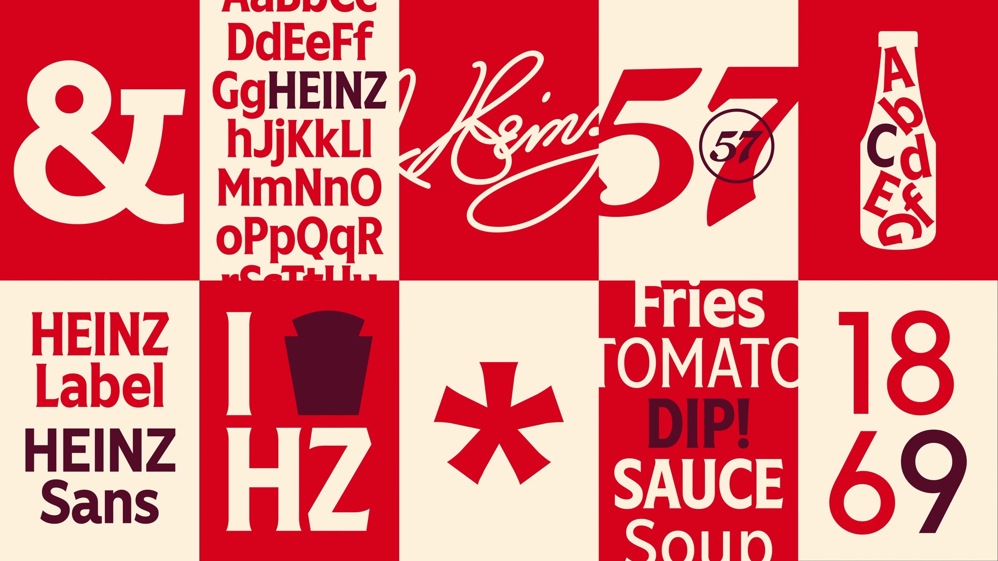 Kraft Heinz — custom typeface case study photography