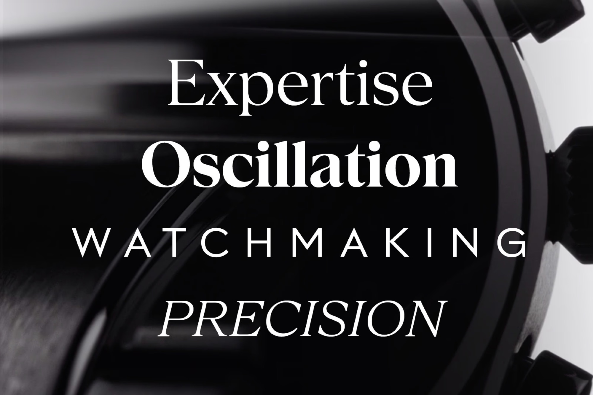 Longines — custom typeface case study photography