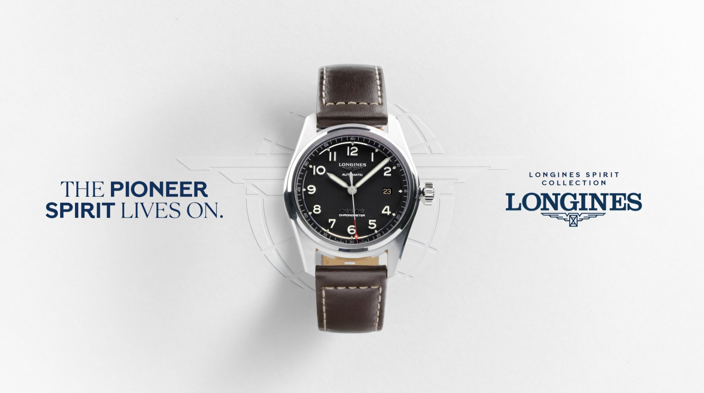 Longines — custom typeface case study photography