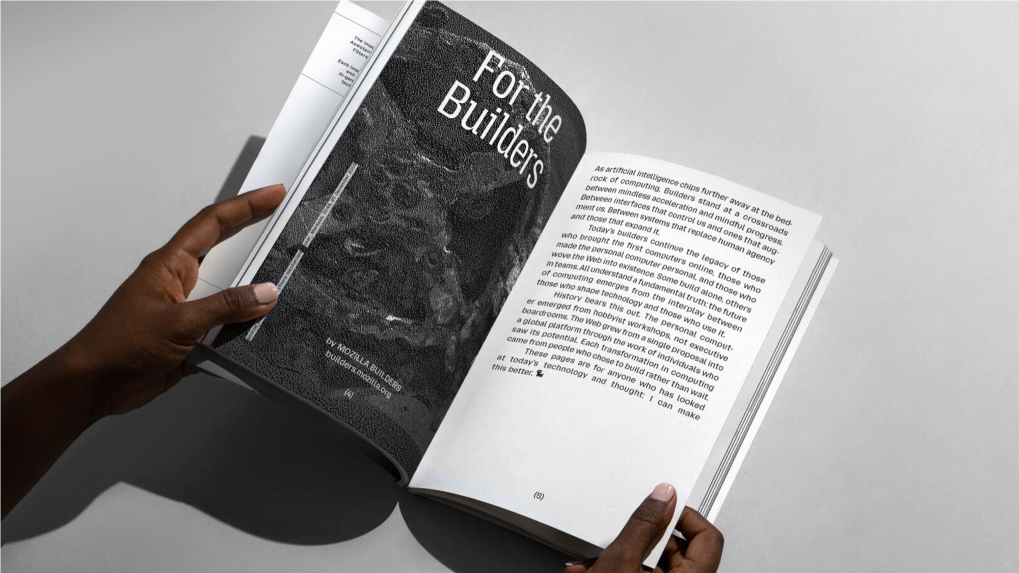 Mozilla Foundation — custom typeface case study photography