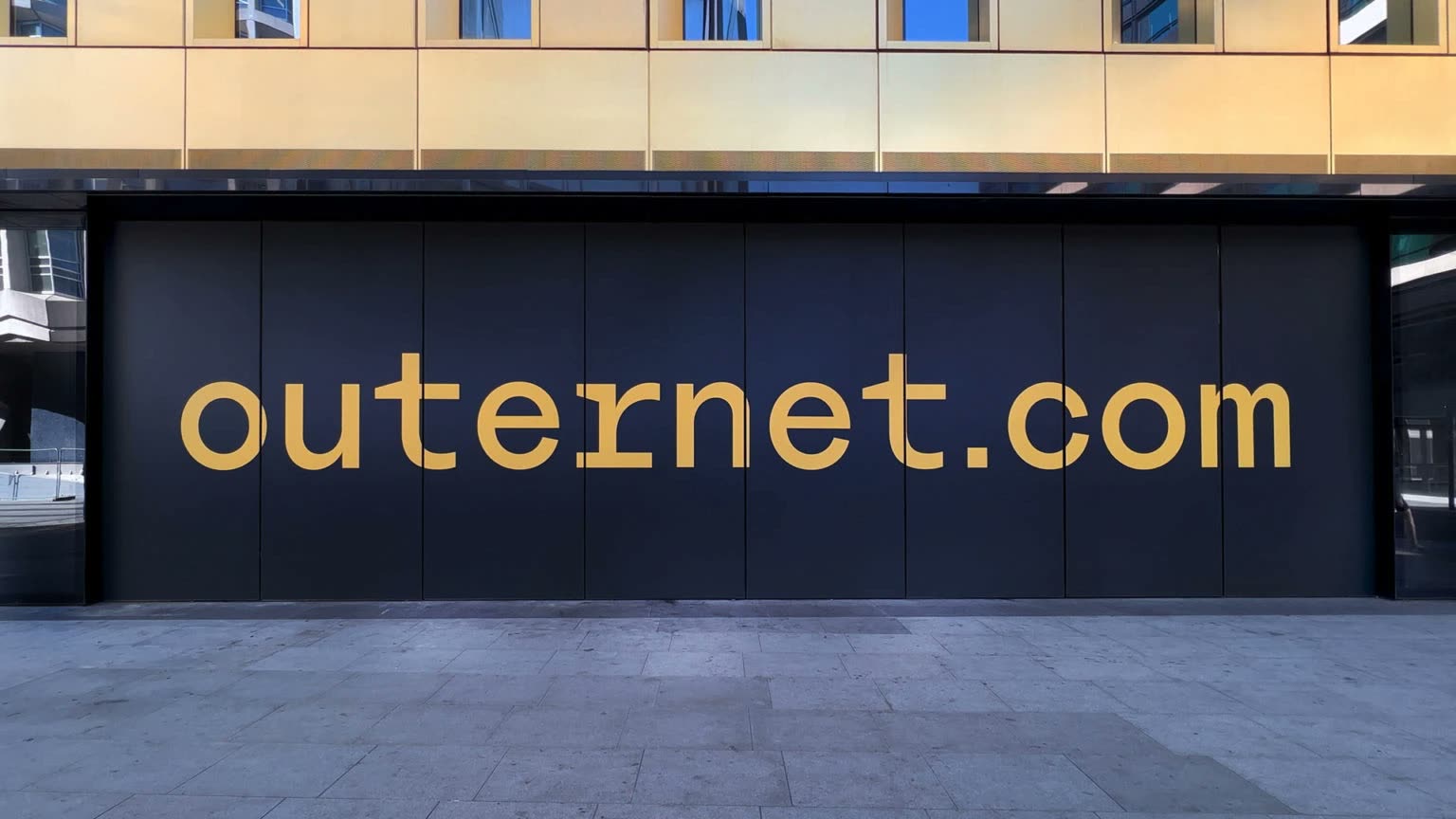 Outernet Global — custom typeface case study photography