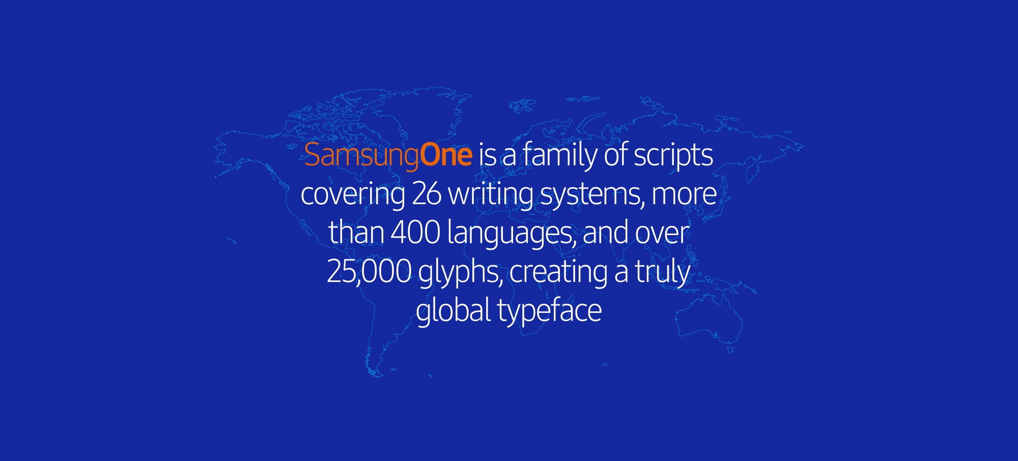 Samsung Group — custom typeface case study photography