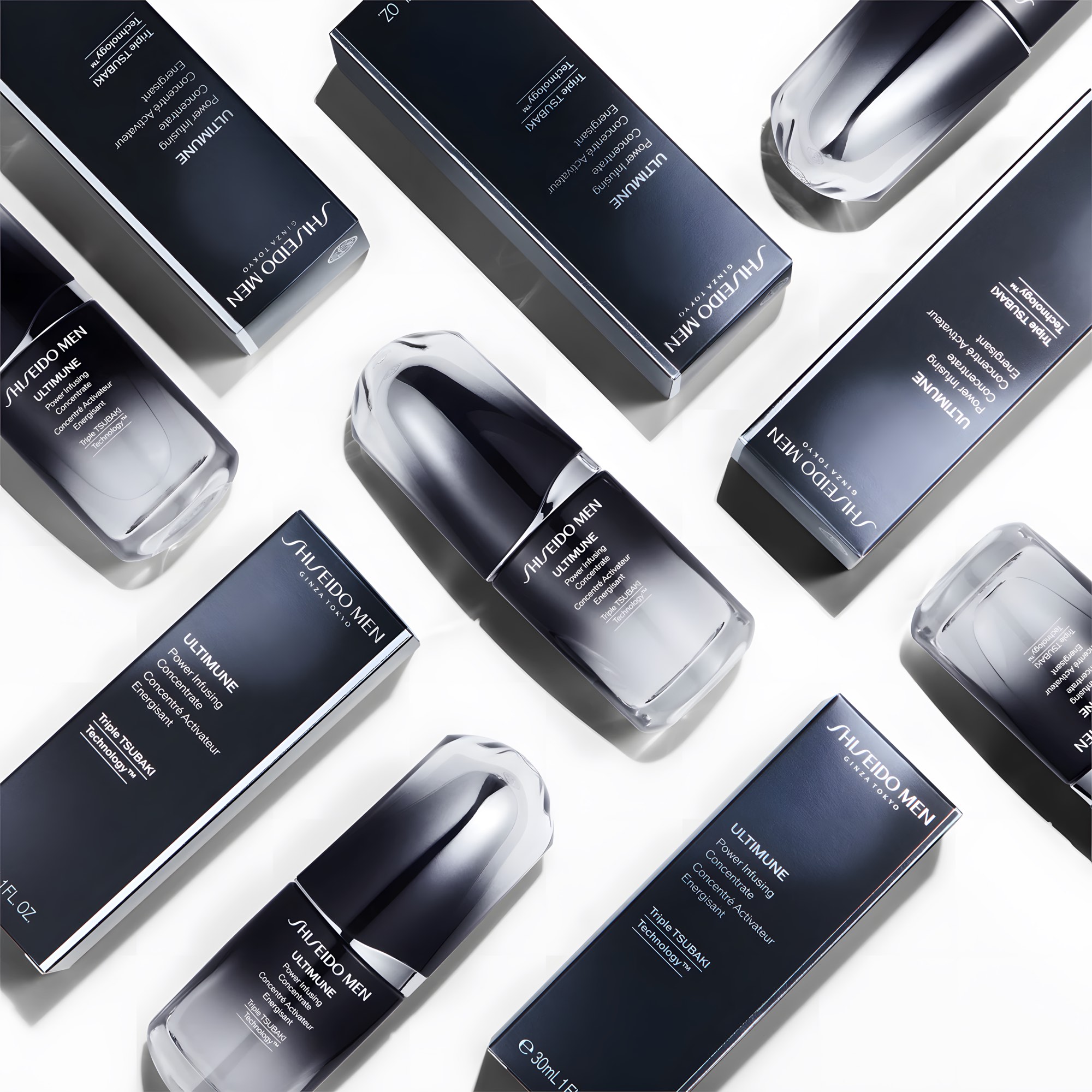 Shiseido Co. — custom typeface case study photography